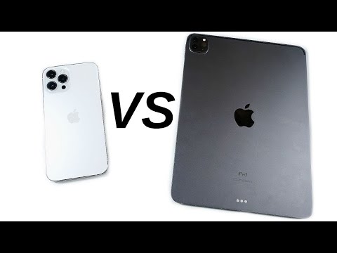 iPhone 12 Pro Max vs iPad Pro 11" Speed Test!