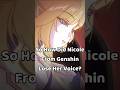 How Nicole Lost Her Voice in Genshin Impact