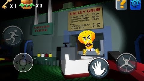 Sponge Horror Neighbor Escape 3D Mod - Level 6 - Gameplay