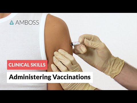 Video: Hur man administrerar vacciner (med bilder)