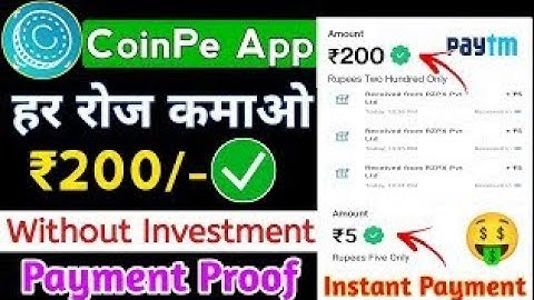 CoinPe App Unlimited Trick | CoinPe App Script | CoinPe App Payment Proof