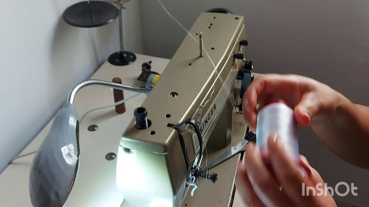 Adaptando máquina 021D  para fazer costura reta