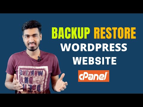How to Backup and Restore WordPress Website in cPanel | Website Backup Tutorial 2021 - Tech Spot Pro