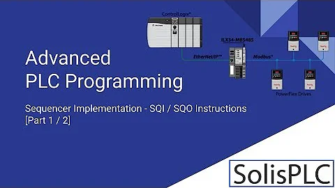 PLC Sequencer Programming - Tutorial on SQI SQO Instructions in RSLogix 5000 Ladder Logic  [Part 1]