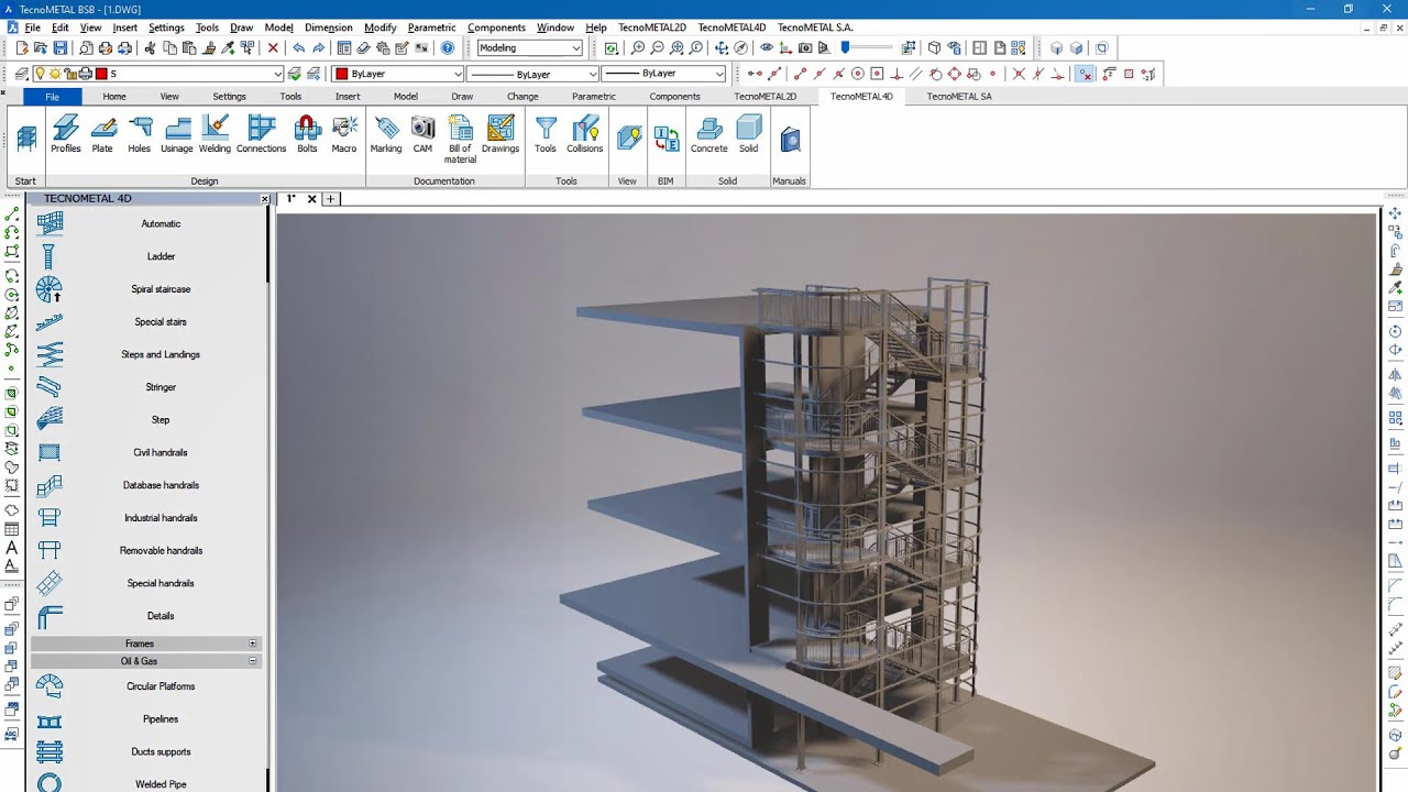 Discover why TecnoMETAL is the must-have application for Modeling steel ...