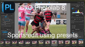 DxO Photolab 8 sports photography edit using presets