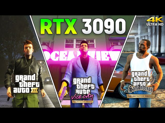 GTA San Andreas: Definitive Edition - First 10+ Minutes Gameplay  Walkthrough on RTX 3090 4k60fps 