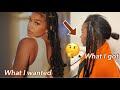 WHAT I WANTED vs. WHAT I GOT 😩Braiding my hair in Germany 🇩🇪 ( HELP!) Curly knotless  box braids