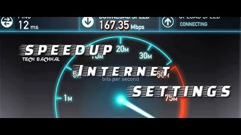 How to Speed up Internet Connection using gpedit