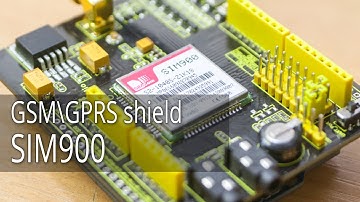 GSM\GPRS shield SIM900, Первый взгляд