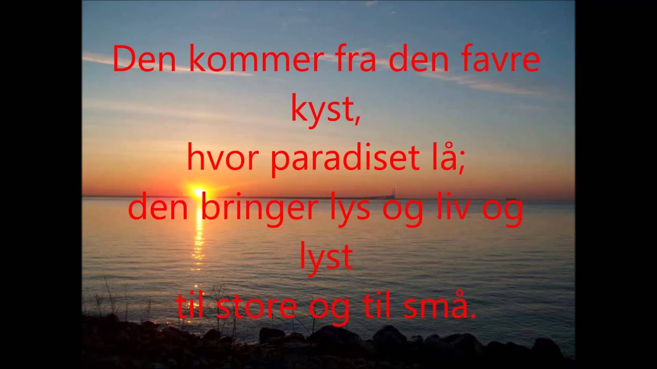 I Østen Stiger Op Lyrics - YouTube