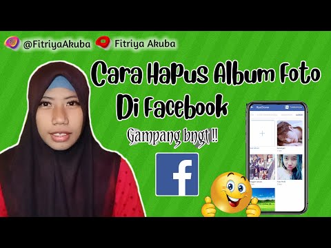 How to Delete Photo Albums on Facebook || FitriyaAkuba