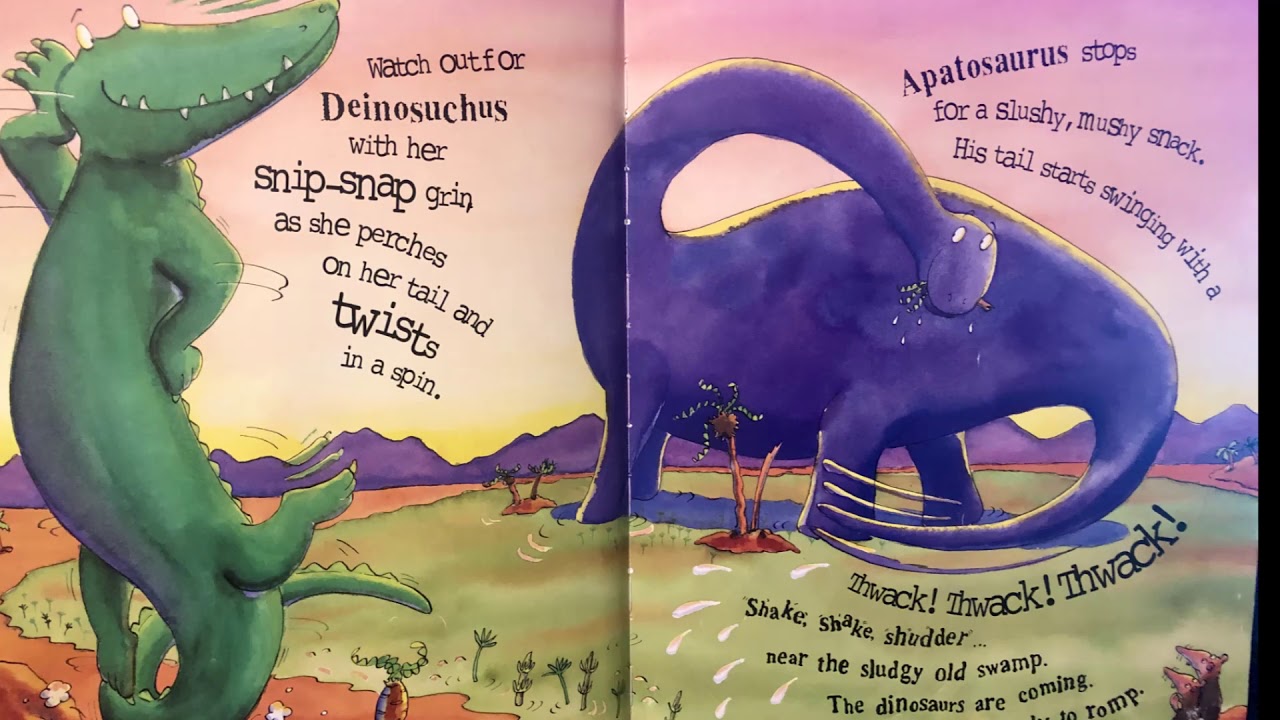 Dinosaurumpus Book: Movement activity and Sing Along with Miss Guenevere -  YouTube
