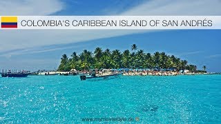 SAN ANDRÉS COLOMBIA - CARIBBEAN ISLAND IN THE BLUE SEA