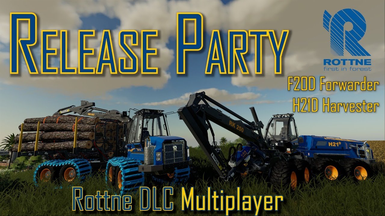 Rottne DLC ~ Release Party Multiplayer ~ Farming Simulator 19