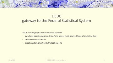 Using DEDE with QCEW