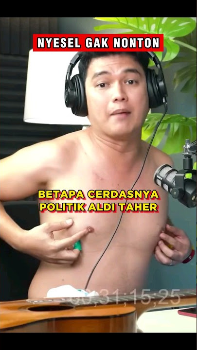 EMANG ALDI TAHER GAK KALENG KALENG #alditaher #capres2024 #beritaviral