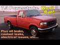 7.3 Powerstroke Knocking, Rough Idle, Dying, but only when Cold. Plus many other Issues!