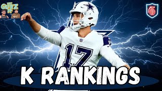 Week 14: Top 10 Kicker Rankings + 3 Streaming Options