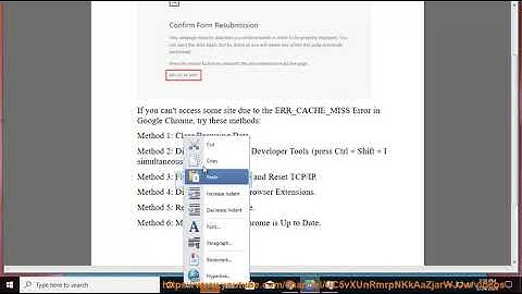 Fix ERR_CACHE_MISS Error in Google Chrome (9/12/21 Re-updated)