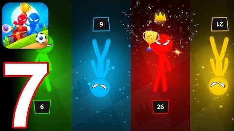 Stickman Party 2 3 4 - Gameplay Walkthrough Part 7 - Random Tournament Championship (Android, iOS)