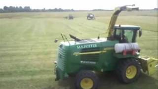 chopping silage 2010 near oxford