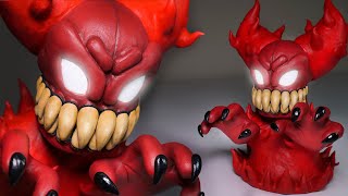 Tricky Phase 3 Sculpture ➤ Cosclay Polymer Clay Tutorial ★ Friday Night Funkin + Madness Combat