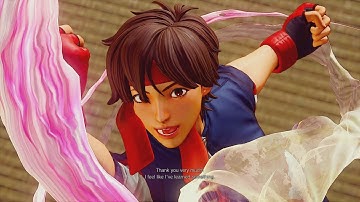 Street Fighter V Champion Edition Online Matches #5 : Sakura V-skill 2