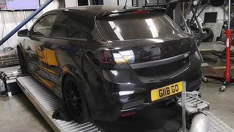 Astra VXR dyno run remus exhaust 340bhp at WG Motorworks