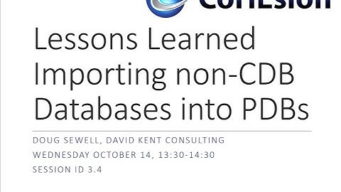 Migrate a Non-Container Database into a Containerized Database in Oracle Cloud Infrastructure