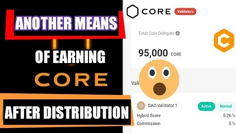 How to delegate your core earning to the best validators. #core #cryptocurrency  #howtodelegatecore