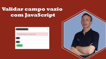 Validar campo vazio com JavaScript no cadastrar com janela modal