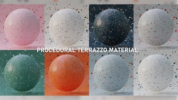 Procedural Terrazzo Material [Blender]