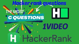HackerRank question | C programming | 1 question | Hindi | full solve video |