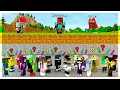 100 SOPRAVVISSUTI vs 3 ASSASSINI - Minecraft 100 Survivors VS 3 Hitmen