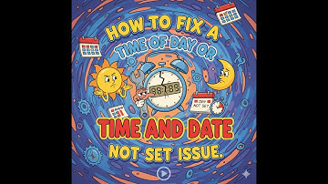 Optional Video: How to Fix a Time of Day or Time and Date not Set Issue