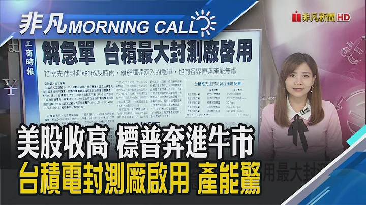 连十涨 特斯拉股价再喷!科技股恢复涨势 那指.费半收红1%!华尔街投行:"高通"是AI潜在赢家!解急单 台积电最大封测厂启用｜主播温婉廷｜【非凡Morning Call】20230609｜非凡财经新闻 - 天天要闻
