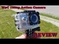 W9c 1080p wifi action camera review  sample recordings