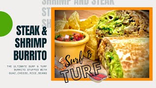 Quick & easy shrimp and steak burrito ...