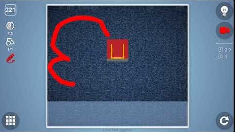 Check out how I solved level 221 in Brain It On! #BrainItOn