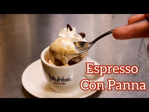 Espresso Con Panna | Barista training  | How to Make a Espresso Con Panna