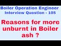 Power plant interview questions on boiler ash  boe exam preparation