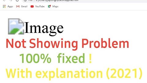 Image not showing Problem in html,  100% fixed (2023)  #html