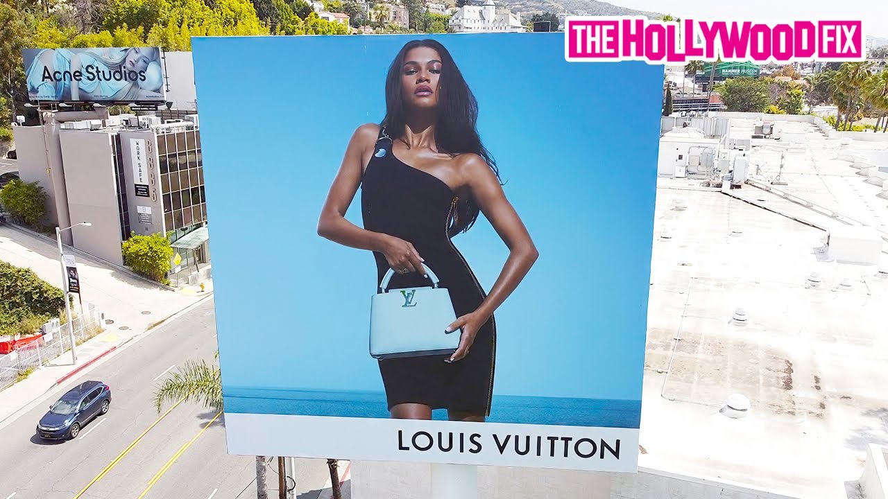 Zendaya Slays Her Modeling Campaign For Louis Vuitton With A New Mini-Billboard On The Sunset Strip