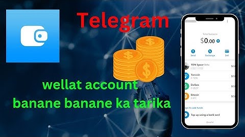 How to create telegram wallet account | telegram bullet account banane ka tarika