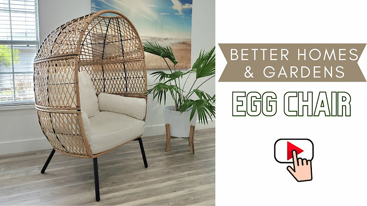 Better homes and garden egg chair cushion replacement