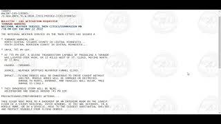 Clearwater MN NOAA Weather Radio Tornado Warning EAS WNG676 7 36 PM 5 12 2022