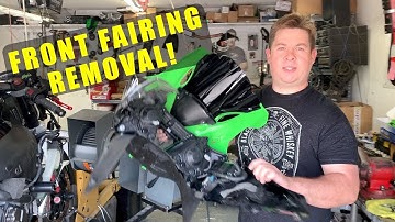 ZX10R FRONT FAIRING REMOVAL 2016-2019 How To