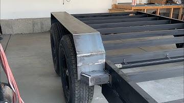 DIY trailer fenders and stake pockets.