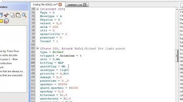 The Ultimate Mugen Tutorial - Programming a basic attack and CNS Format.